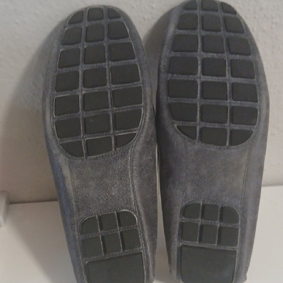 Pollini Gray Suede Loafers for Men - Picture 5 of 8